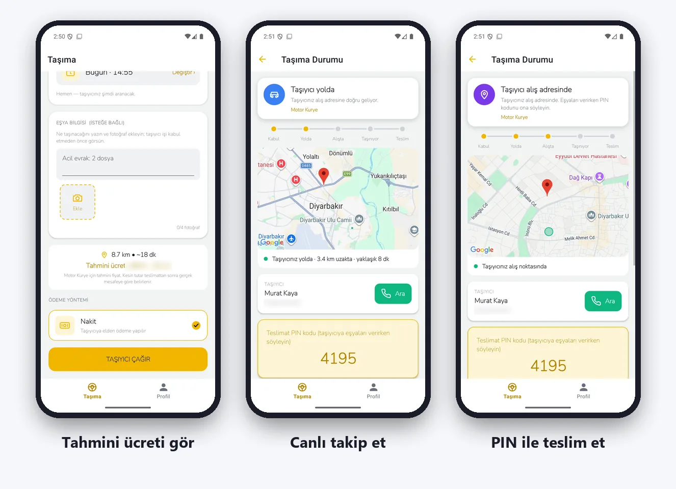 Jet Taşıyıcı Nasıl Kullanılır? Adım Adım Kurye ve Taşıyıcı Çağırma